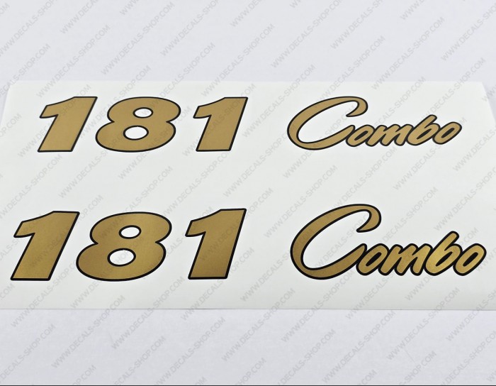 ProCraft 181 Combo New Style Boat Gold Decal Set of 2 x 10.5"